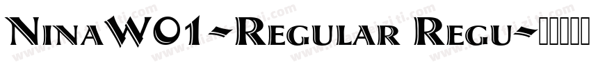 NinaW01-Regular Regu字体转换